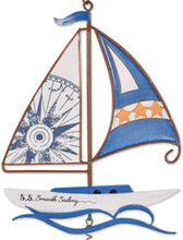 Load image into Gallery viewer, &quot;S.S. Smooth Sailing&quot; Sailboat Bouncy
