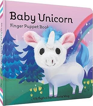 Baby Unicorn Finger Puppet Book CB