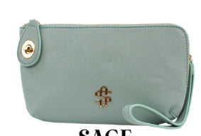 Simply Southern Crossbody Wallet Sage