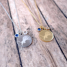 Load image into Gallery viewer, Team necklace, Sports team, Michigan jewelry
