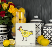 Load image into Gallery viewer, Lemon Chicken Swedish Cloth
