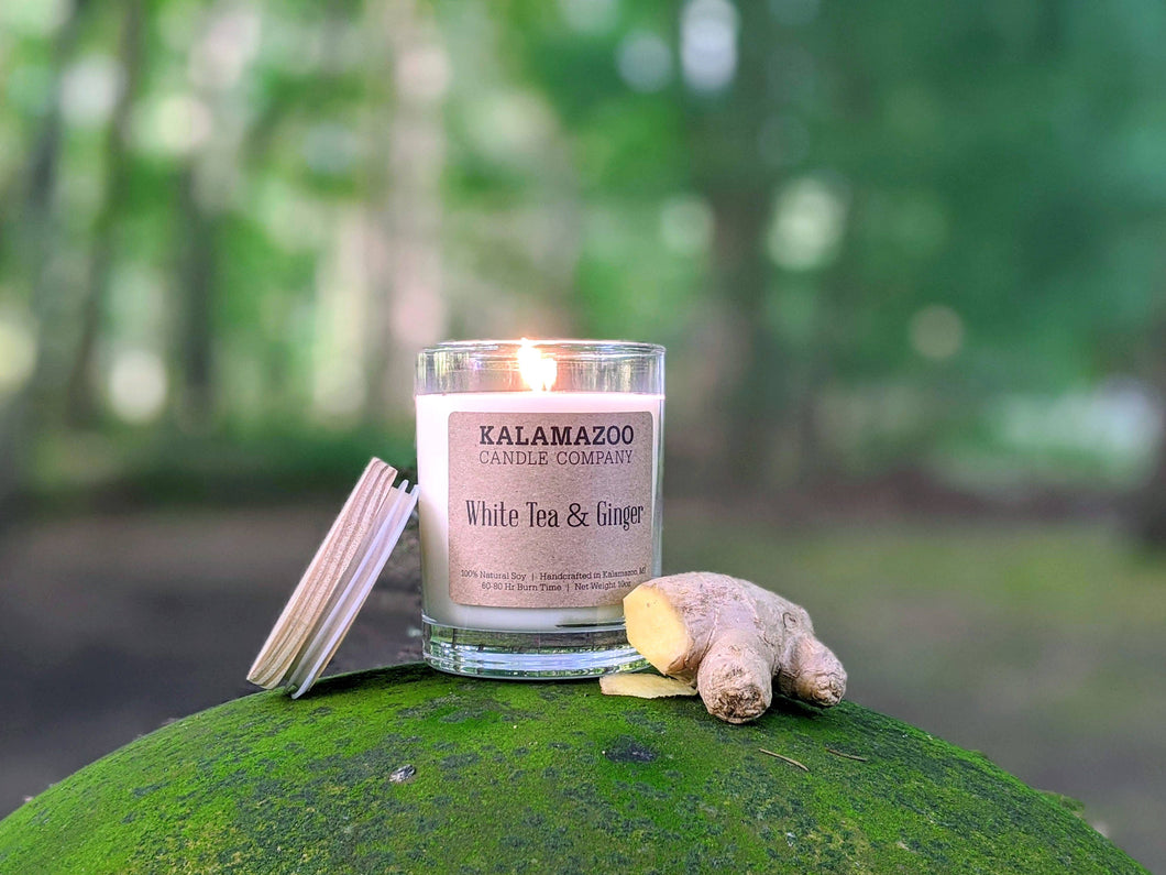 White Tea & Ginger Candle 9oz Jar
