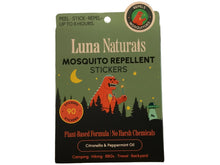 Load image into Gallery viewer, Luna Naturals Mosquito Repellent Stickers/ Child
