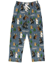 Load image into Gallery viewer, Forest Be with You Blue Men's PJ Pants
