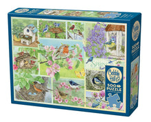 Load image into Gallery viewer, Garden Birds in Spring 500pc puzzle
