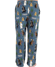 Load image into Gallery viewer, Forest Be with You Blue Men's PJ Pants

