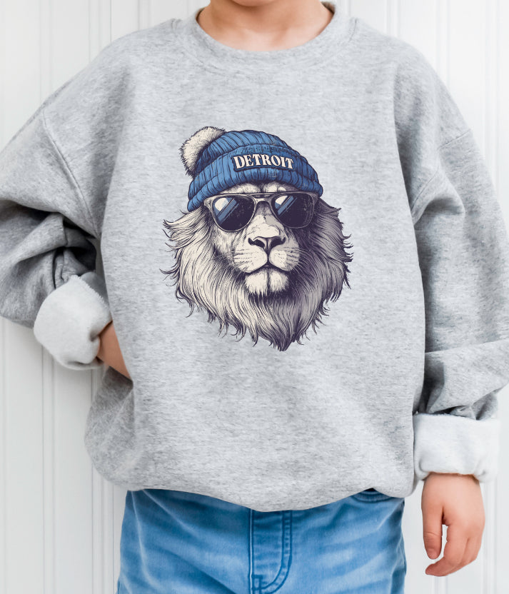 Detroit Lions Adult Graphic Sweatshirt
