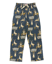 Load image into Gallery viewer, Trophy Husband Blue Men's PJ Pants
