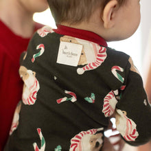 Load image into Gallery viewer, Candy Cane Bears Matching Family Pajamas
