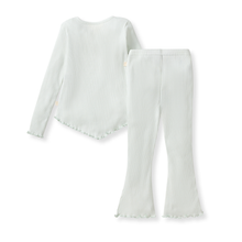 Load image into Gallery viewer, Ribbed Tee &amp; Flare Pants Set: 18M
