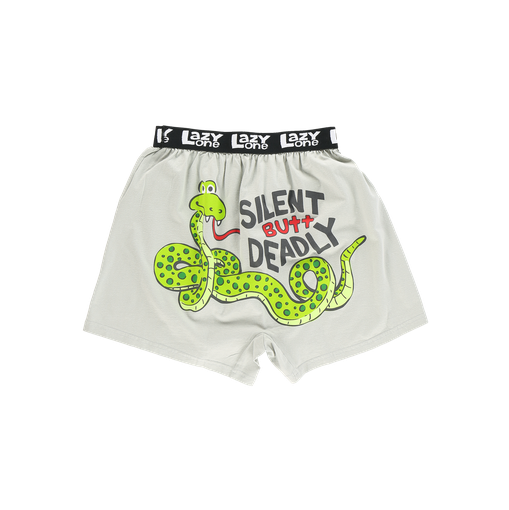 Silent But Deadly Snake Grey Men’s  Boxer LO