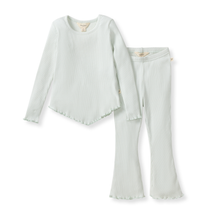Load image into Gallery viewer, Ribbed Tee &amp; Flare Pants Set: 18M
