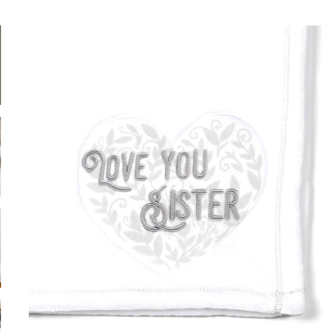 Love You Sister Plush Blanket 60x50