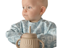 Load image into Gallery viewer, The Grayson Ling Sleeve Bib, size 6-36M
