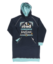 Load image into Gallery viewer, Read Past Bedtime Sleep Hoodie LO
