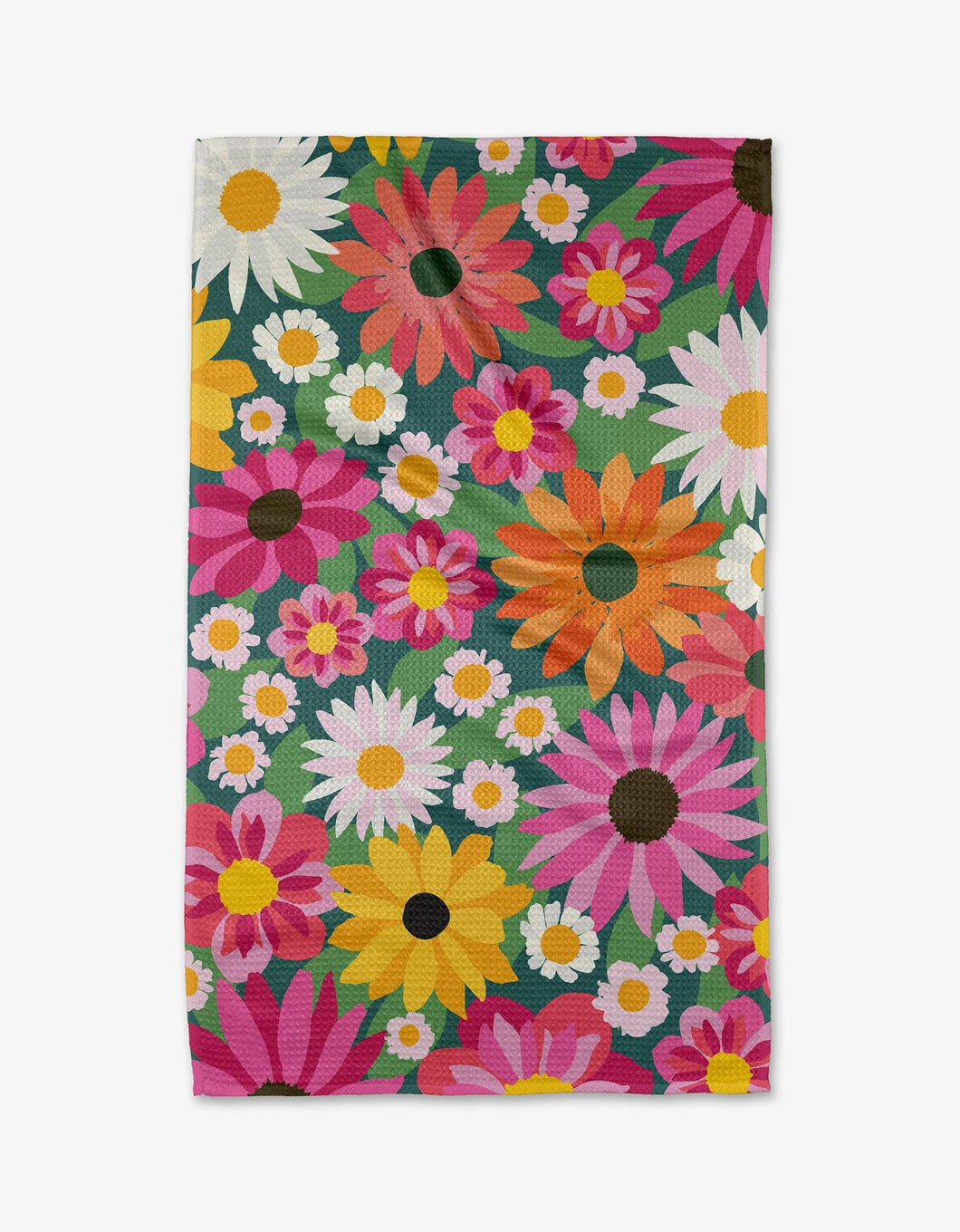 Wild Blooms Tea Towel Geometry