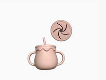 Load image into Gallery viewer, Calla &amp; Friends 3-in-1 Straw Snack Cup
