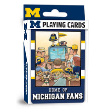 Load image into Gallery viewer, Michigan Wolverines Fan Deck Playing Cards
