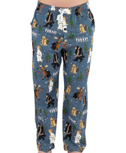 Load image into Gallery viewer, Forest Be with You Blue Men's PJ Pants
