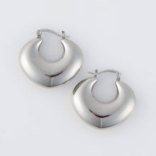 Load image into Gallery viewer, Narelle Waterproof Round Geo Hoop Earrings
