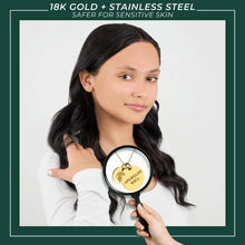 Load image into Gallery viewer, Michigan State 18K Gold Dipped Charm Necklace
