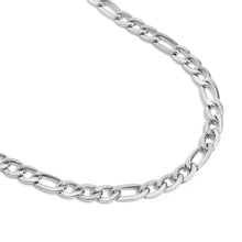 Load image into Gallery viewer, Stainless Steel Figaro Chain Necklace
