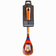 Load image into Gallery viewer, Baltique® Marrakesh Colorful Wooden Slotted Spoon, 12.5&quot;
