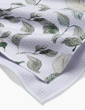 Load image into Gallery viewer, Spring Floral Blossoms Tea Towel Geometry
