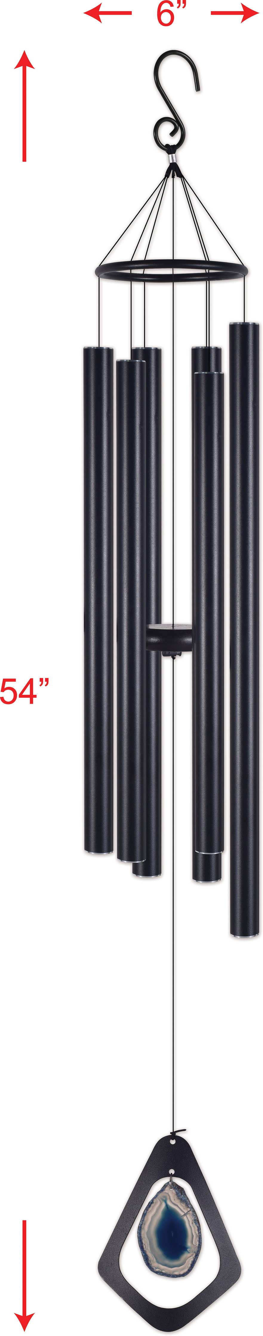 Blue Agate Wind Chime 54”