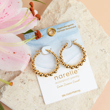 Load image into Gallery viewer, Narelle Waterproof Bubble Hoop Earrings
