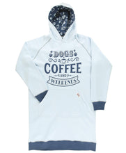 Load image into Gallery viewer, Dogs, Coffee, Weekends Sleep Hoodie LO
