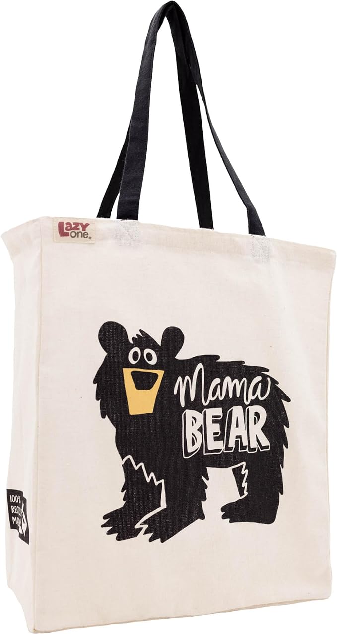 Mama Bear Lazy One Canvas Tote Bag LO