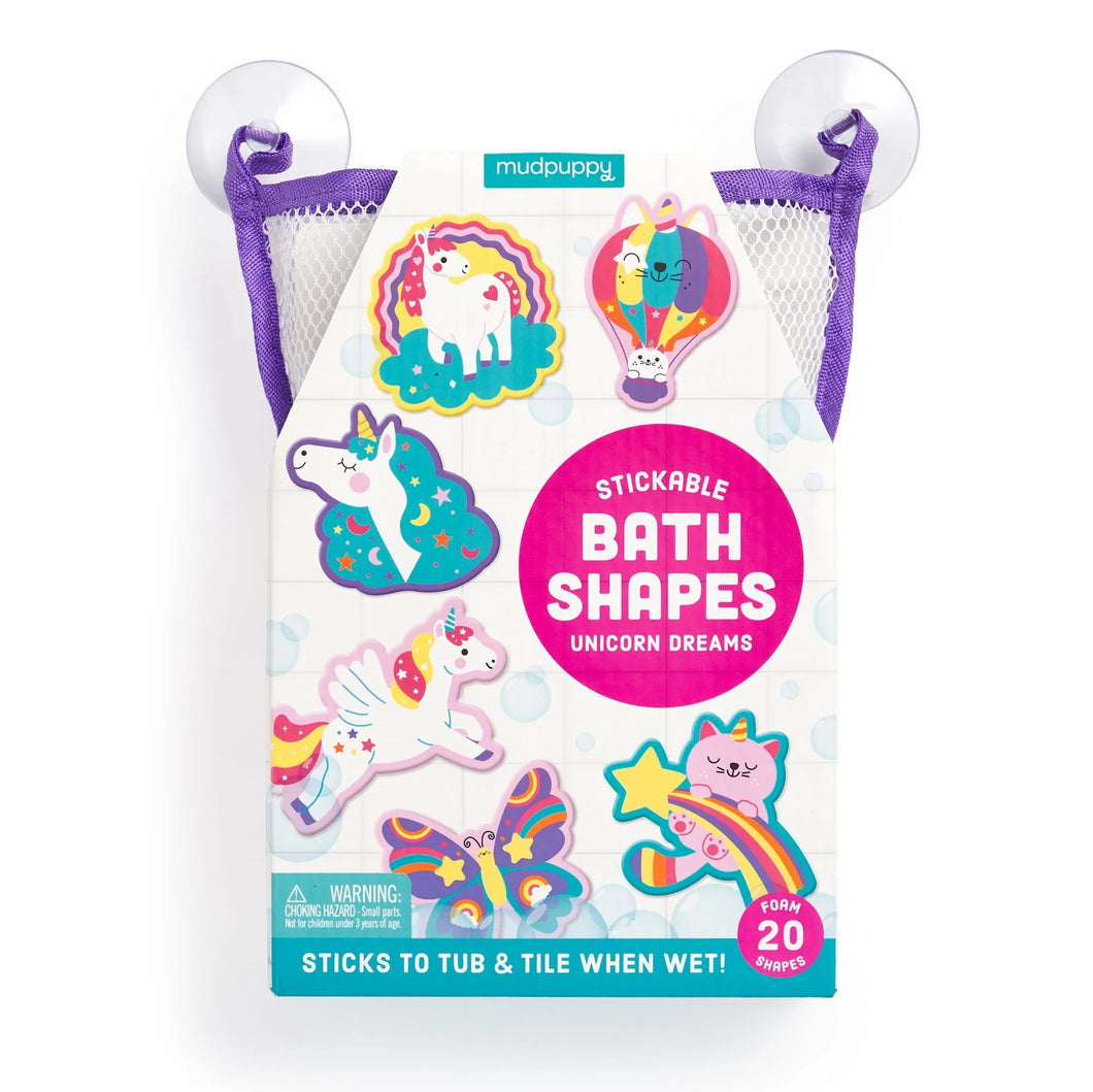 Stickable Bath Shapes Unicorn Dreams CB