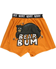 Load image into Gallery viewer, Bear Bum Orange Boxer
