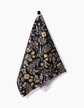 Load image into Gallery viewer, Woodland Wildflowers Tea Towel Geometry
