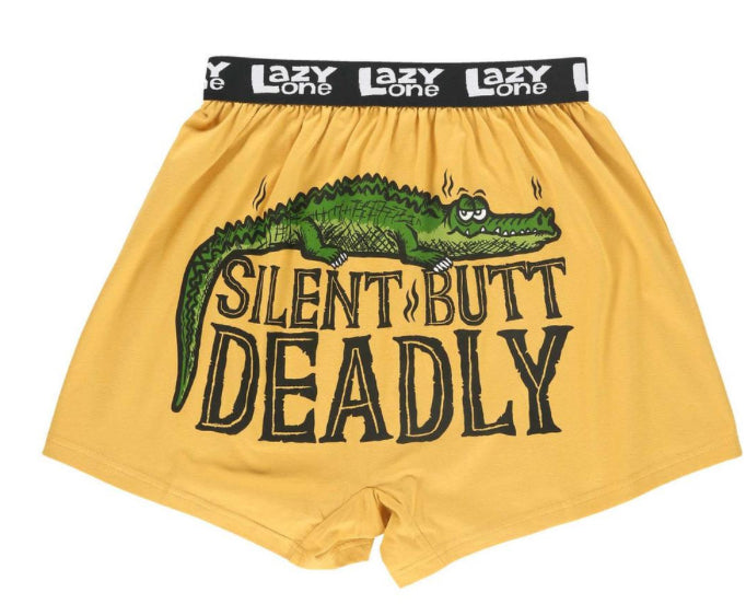 Silent Butt Deadly Croc Men’s  Boxer LO