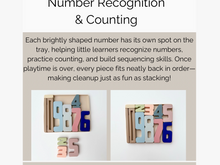 Load image into Gallery viewer, The Wyatt Stacking Number Blocks
