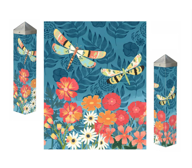 Dragonfly Days 20” Art Pole