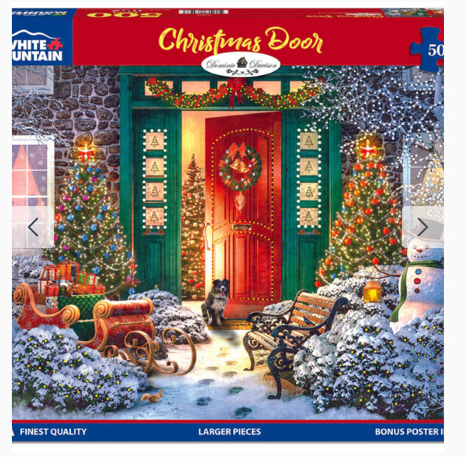 Christmas Door 500 pc Puzzle