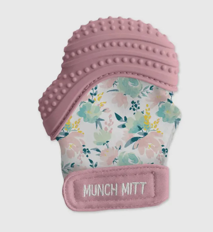 Baby Munch Mitt Pink