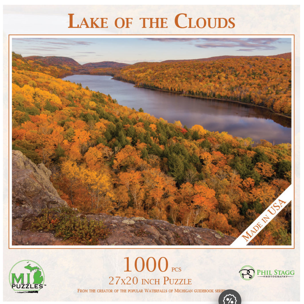Lake of the Clouds 1000 pc Puzzle Michigan