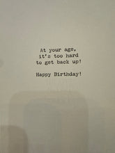 Load image into Gallery viewer, Don’t Let Your Birthday Get You Down Trash Talk Card
