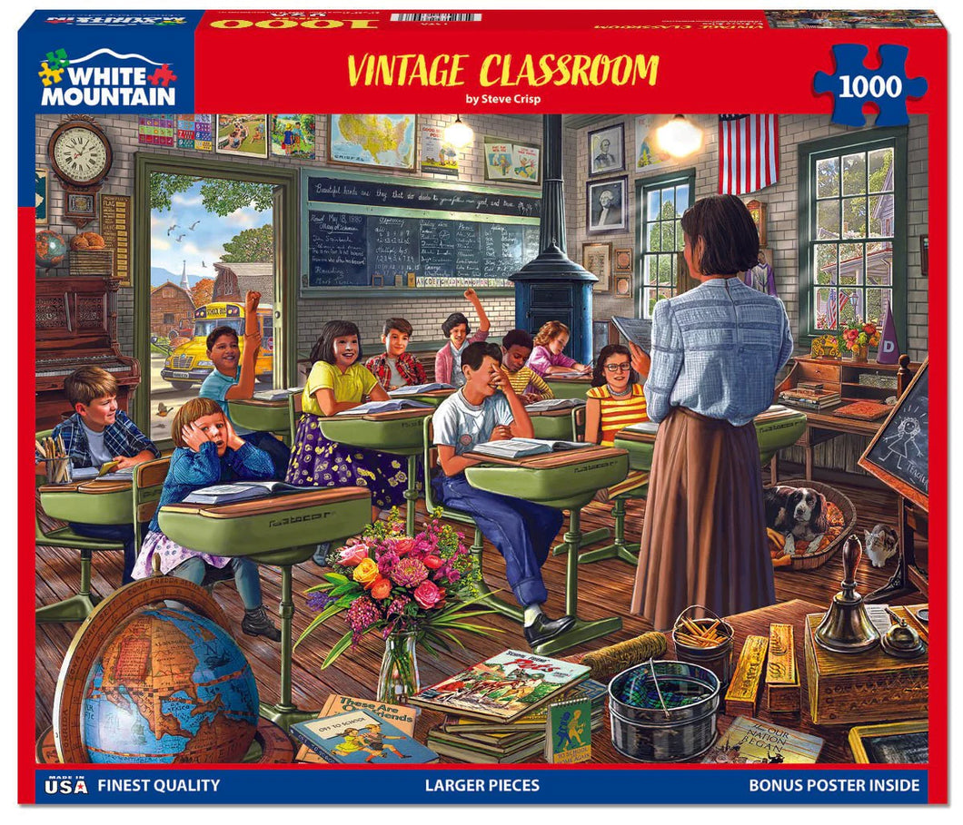 Vintage Classroom 1000 pc Puzzle