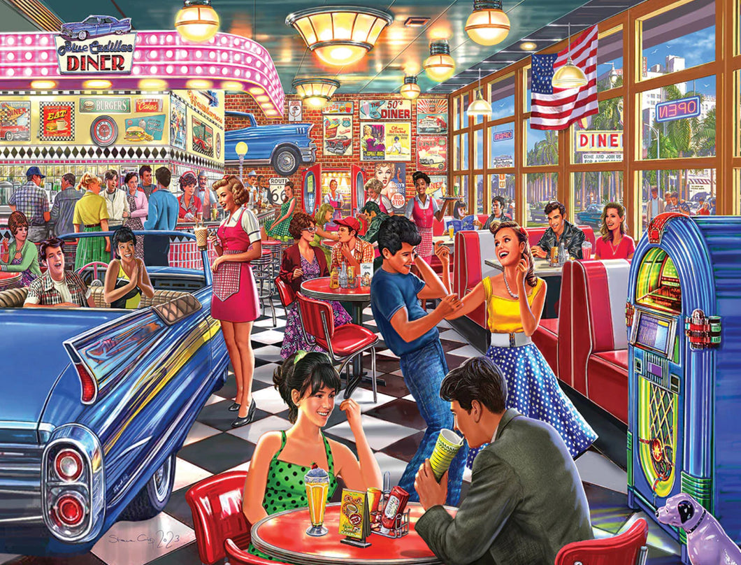 Juke Box Diner 500 pc Puzzle