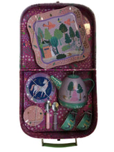 Load image into Gallery viewer, Fairy Tale 11pc Musical Tin Tea Set
