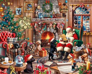Christmas Puppies 1000 pc Puzzle
