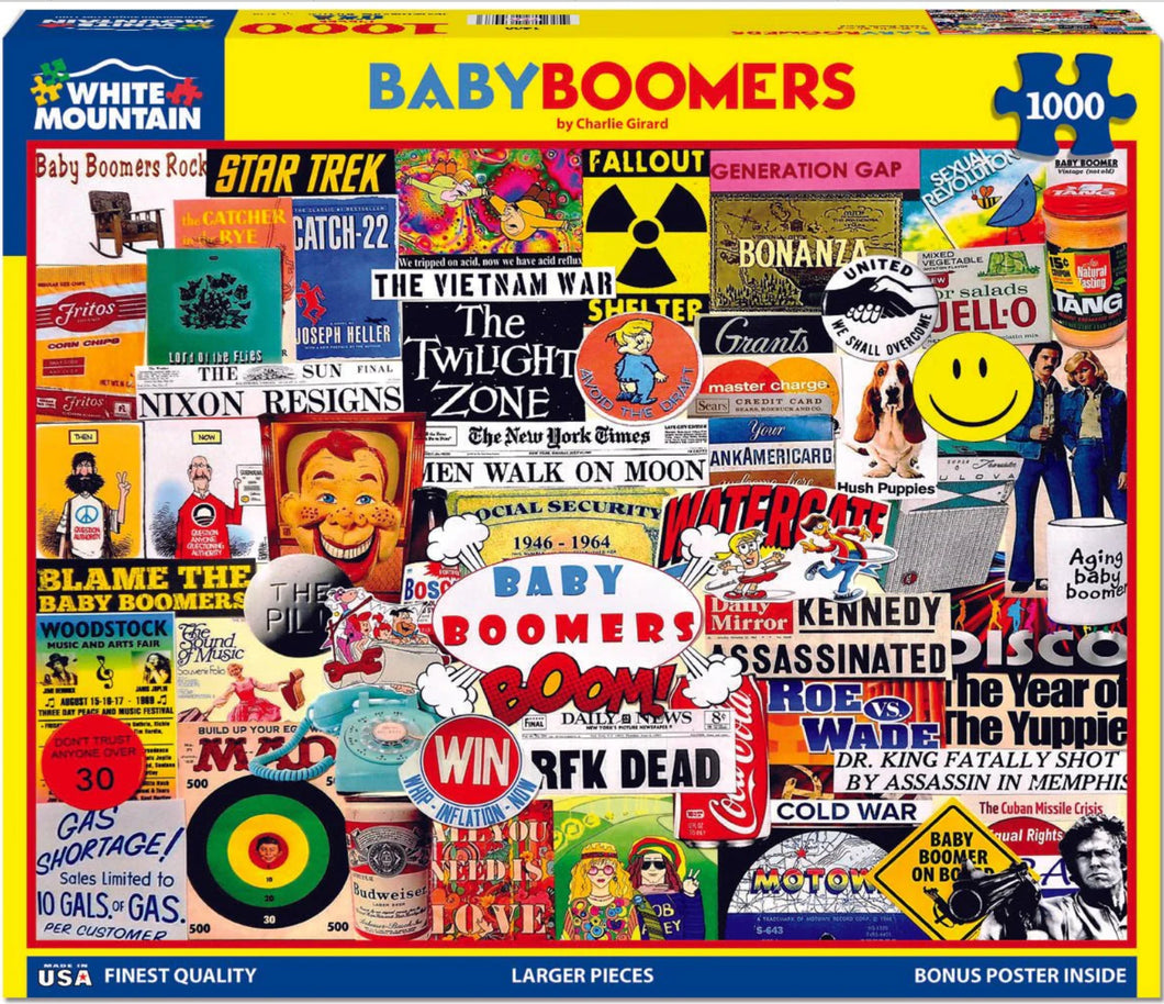 Baby Boomers 1000 pc Puzzle