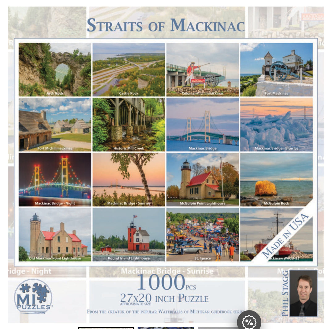 Straits of Mackinac 1000 pc Puzzle Michigan