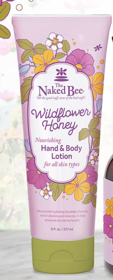 Naked Bee Wildflower Honey Moisturizing Hand and Body Lotion