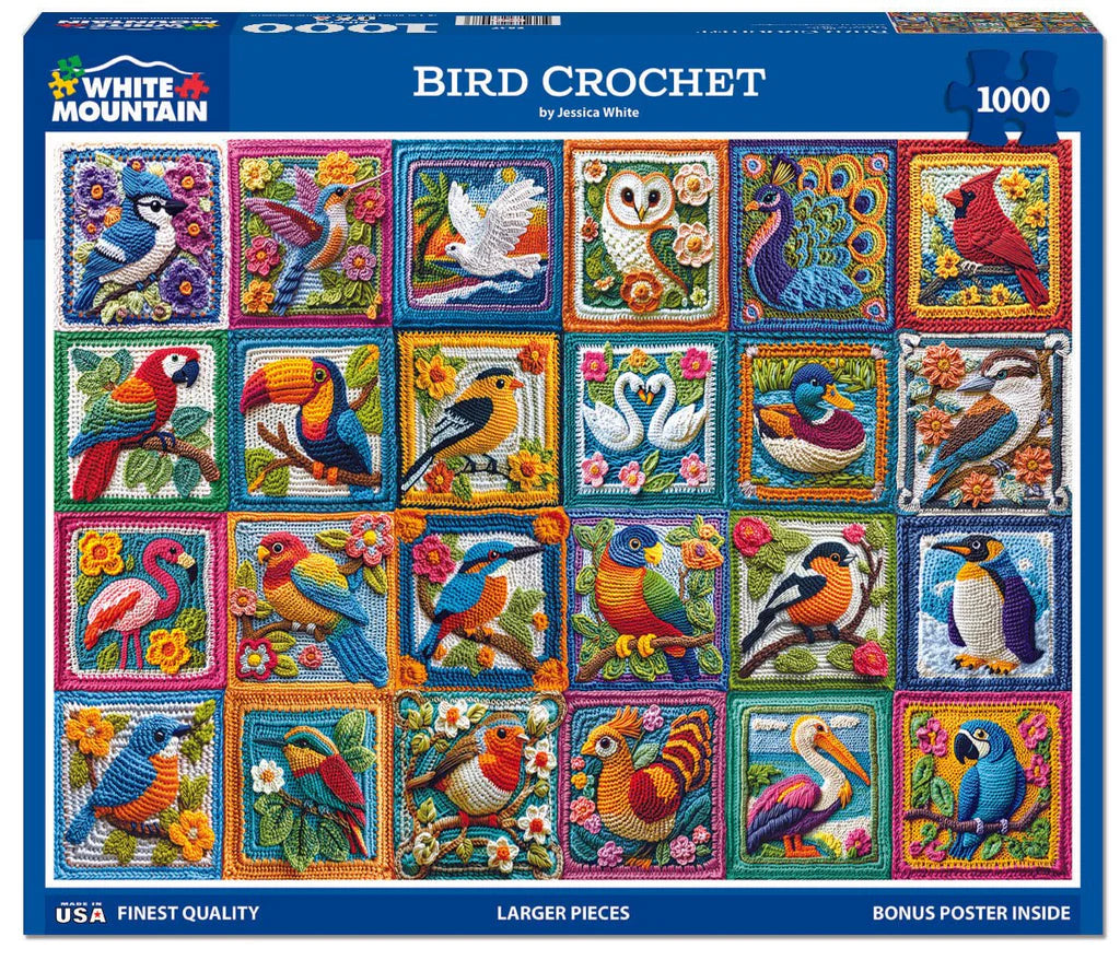 Bird Crochet 1000 pc Puzzle